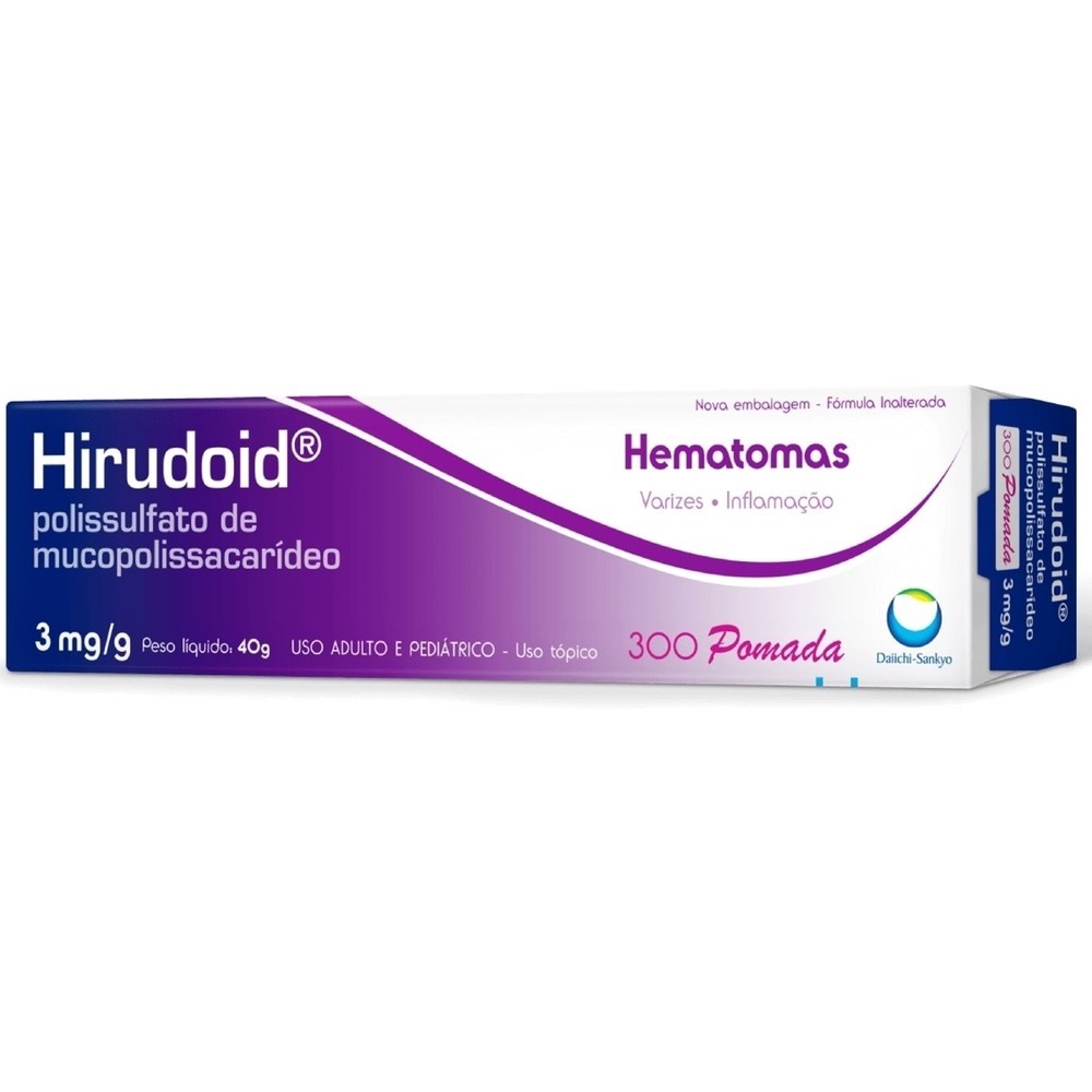 Hirudoid Pomada 3mg 40g em Oferta na Shopee