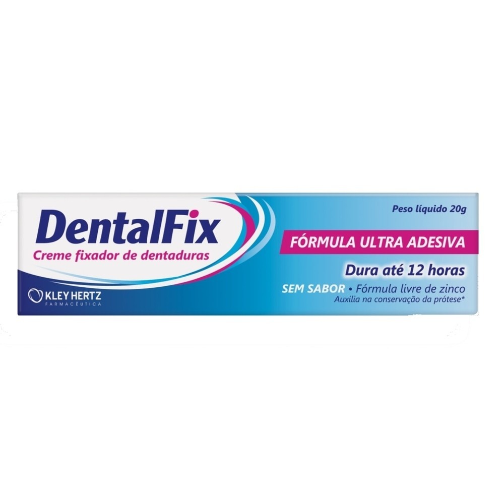 Creme Fixador de Dentadura Dentalfix 20g em Oferta na Shopee