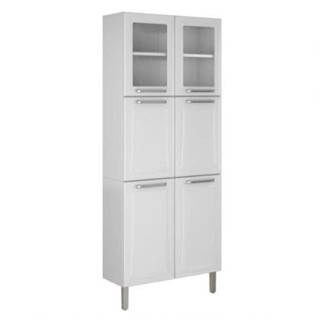 Paneleiro Duplo Itatiaia 6 Portas Tarsila Ipldv-70 Branco em Oferta na Shopee