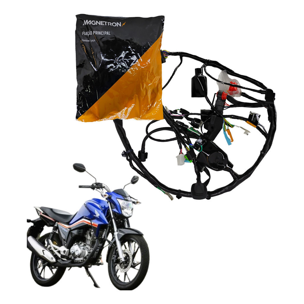 Chicote Fiação Principal CG 160 START ES 2018 2019 2020 2021 Original Magnetron em Oferta na Shopee