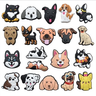 Desenhos animados Cute Dog PVC Encantos Pinos Acessórios de Sapato Fivela Sandálias Chinelos Decoração Para Presentes em Oferta na Shopee