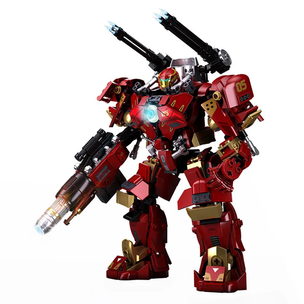Hulk Buster 588 pçs Vingadores Bloco de Montar Brinquedo