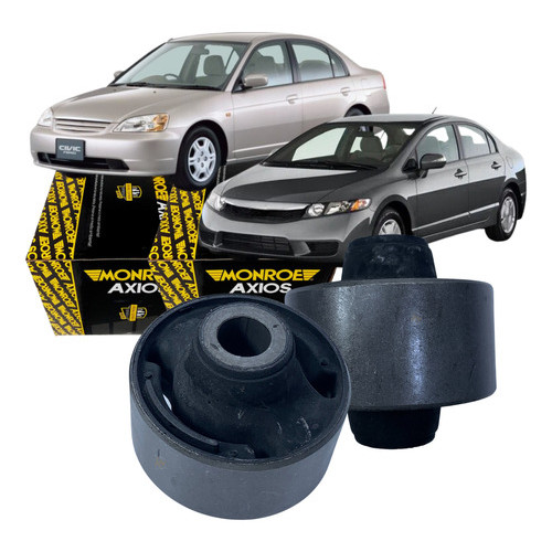 Par 2 Bucha Bandeja Dianteira Original Axios New Civic 2001 a 2011 em Oferta na Shopee