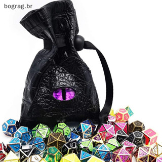 bograg Saco De Dados Com Cordão De Couro DND Bolsa Tarôs Oracle Cartões Armazenamento Presente Moedas Jóias Acessórios b em Oferta na Shopee