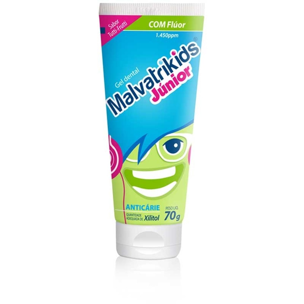 Gel Dental Infantil Malvatrikids Junior 70g em Oferta na Shopee