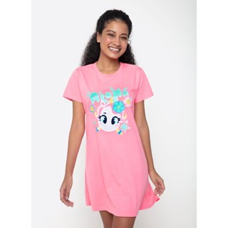 Camisola Manga Curta Algodão Feminina Unicórnio Aloha - Puket