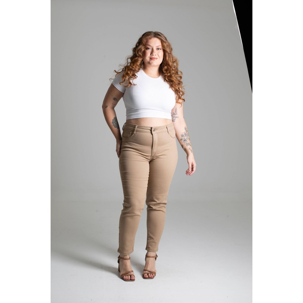 Calça Sarja Sawary Plus Size - 277837 - Women Clothes