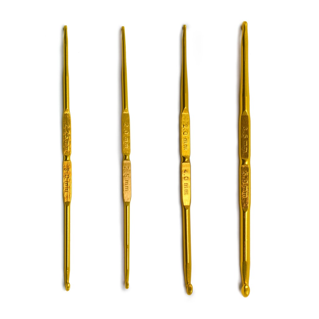 Agulha de Crochê Alumínio Ponta Dupla Circulo (unidade) em Oferta na Shopee