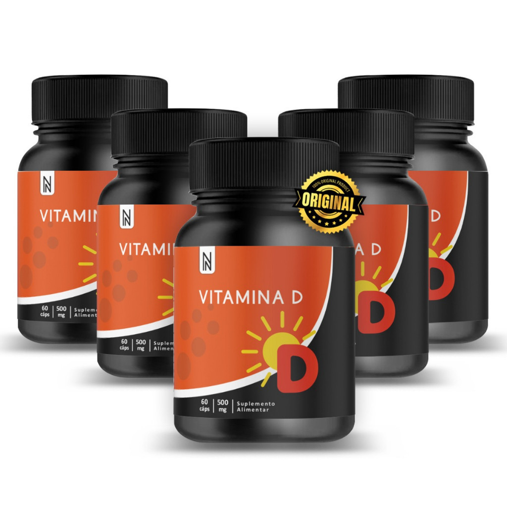 5x Vitamina D saúde óssea Envio Imediato