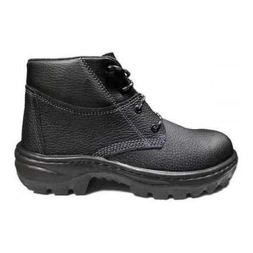Epi Botina Segurança Couro Cartom Bota Cadarço R12 37 A 44