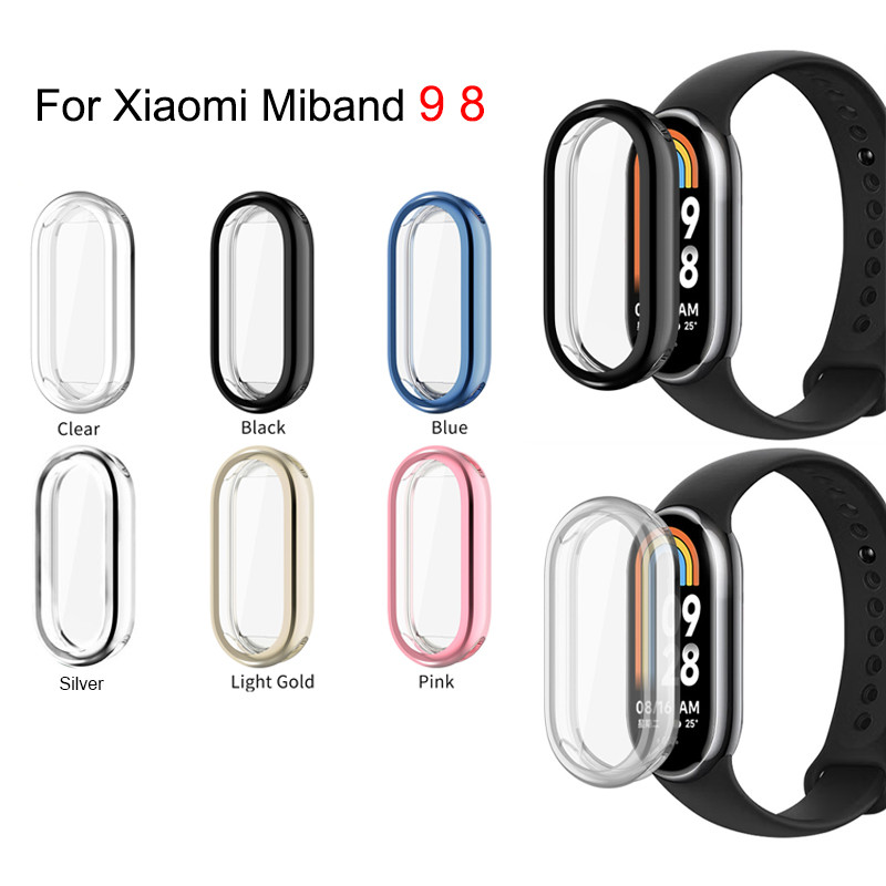 Capa Protetora Transparente De Silicone Macio Para Xiaomi Miband 9 8 10 em Oferta na Shopee