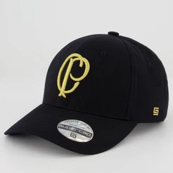 Boné Corinthians Logo Preto