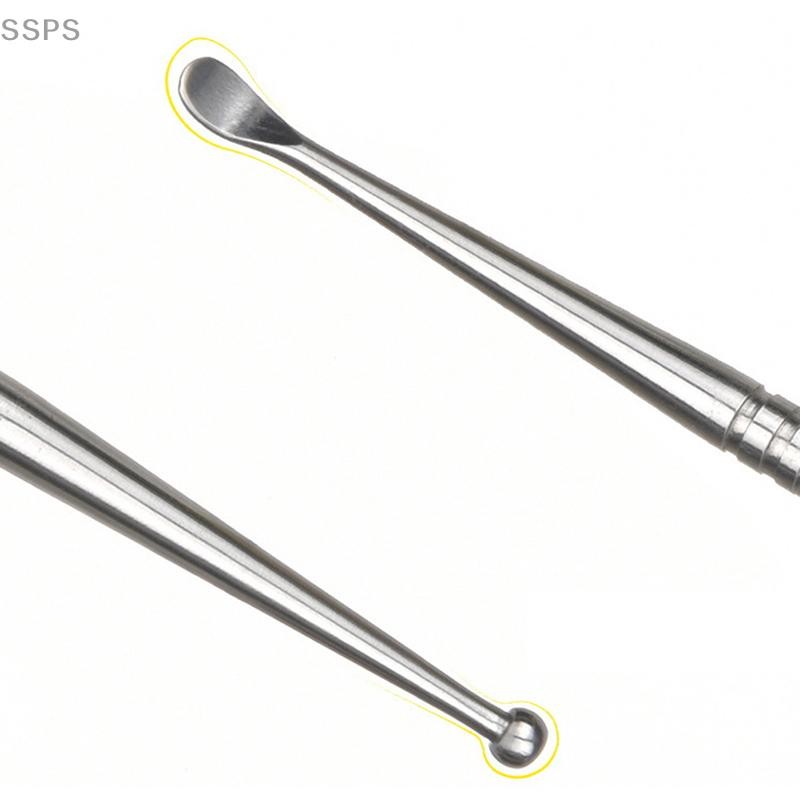 [SSPS] Sonda De Ponto De Acupuntura De Aço Duplo Caneta Auricular Selecionadores De Cera De Ouvido FAH — imagem 2 de 2