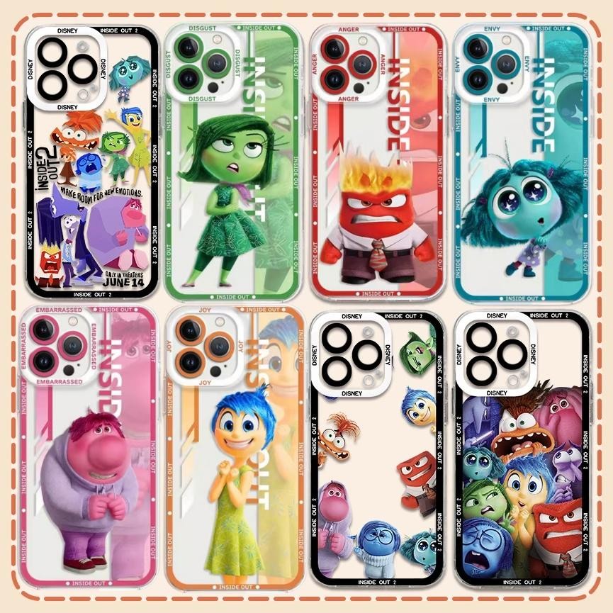 Capa De Telefone Para Xiaomi POCO X3 X4 X5 Pro X3 GT X4 NFC M3 M4 Mi 11 Lite 5G NE 11T Cute Anime Inside Out 2 Câmera De Silicone Protetora À Prova De Choque