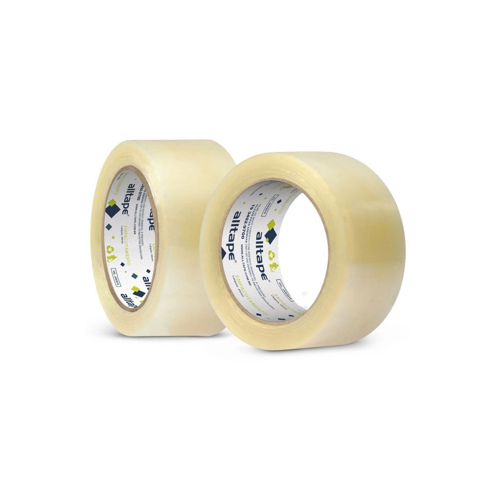 Fita para embalagem transparente 70mmX100m Alltape