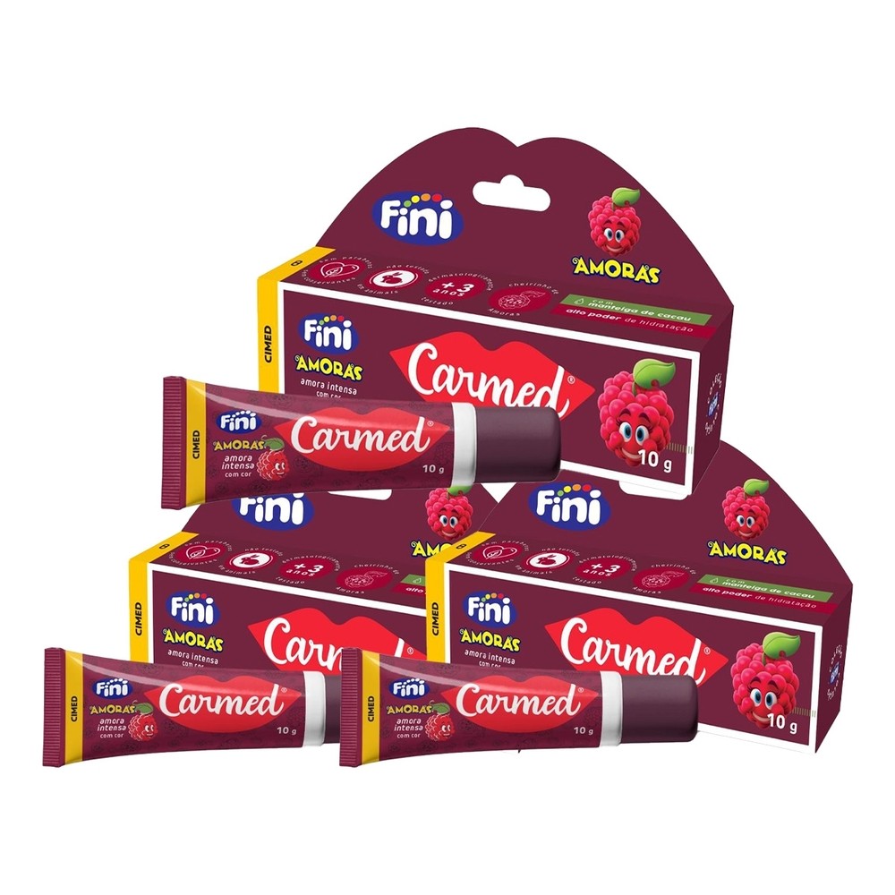 Kit 3 und Carmed Fini Amora Intensa 10g em Oferta na Shopee