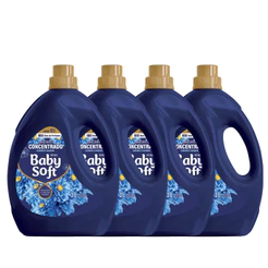 Kit 4 Amaciantes Concentrados Baby Soft Carinho e Cuidado - 3L cada