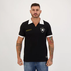 Camisa Botafogo Retrô Nilton Santos Preta