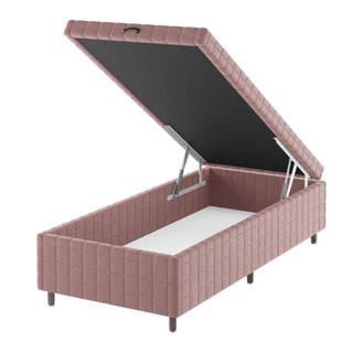 Base de Cama Box Solteiro Vision com Baú - Vian em Oferta na Shopee