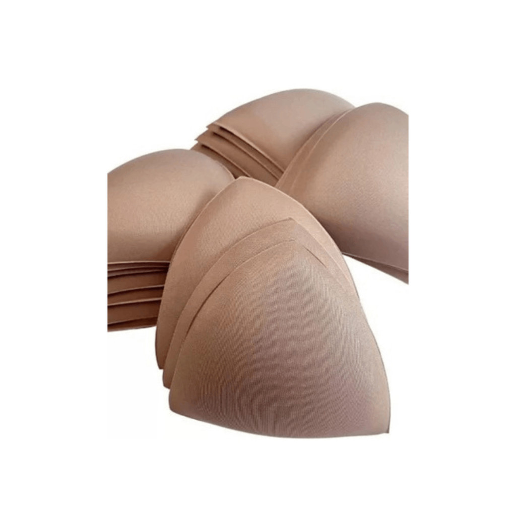 Kit 5 Pares Bojo Triângulo Liso Primeira Linha Confecção Top Espuma Para Confecção Sutiã / Roupa / Biquini Comfort
