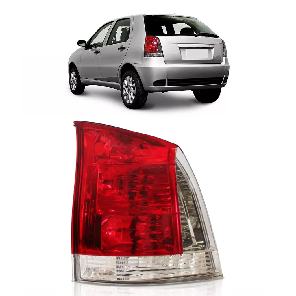Lanterna Traseira Palio 2007 2008 2009 2010 2011 Bicolor Lado Esquerdo em Oferta na Shopee