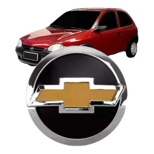 Emblema Grade Radiador Corsa Emblema Dourado 1996 A 1999