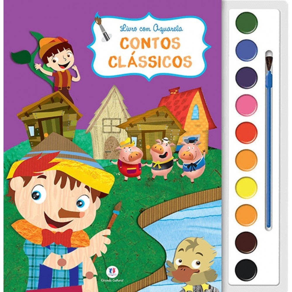 Livro Aquarela Contos clássicos em Oferta na Shopee