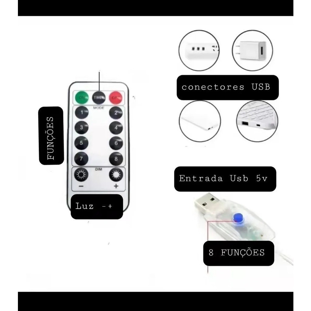 Cortina 300 Leds 3x3 Metros Festa Casamento Eventos Natal Branco Amarelo