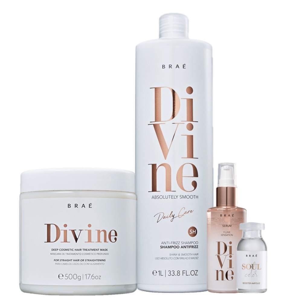 Kit Brae Divine Color Booster (4 Produtos) em Oferta na Shopee