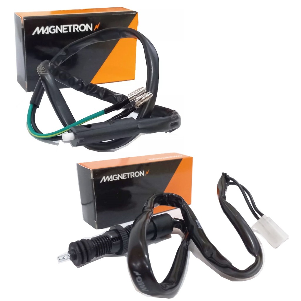 Kit Interruptor de Freio Pop 100 2007-2015 (Dianteiro e Traseiro) Magnetron em Oferta na Shopee