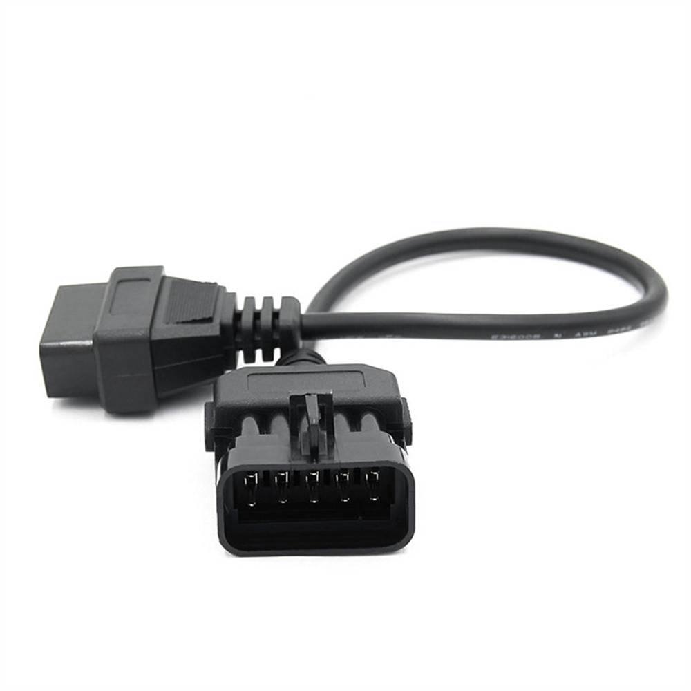 Cabo Adaptador De Conector OBD2 De 10 Pinos Para 16 Adequado Opel/Vauxhall 1988-1996 em Oferta na Shopee