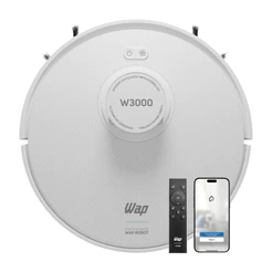 Robô Aspirador de Pó WAP Robot W3000 Bivolt Branco Turquesa