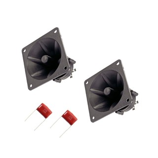 PAR DE TWEETER PIEZO 150W 3 1/4" COM CAPACITOR