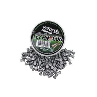 Chumbinho Vetor - Calibre 5,5 Mm - C/ 125 unids - Technogun em Oferta na Shopee