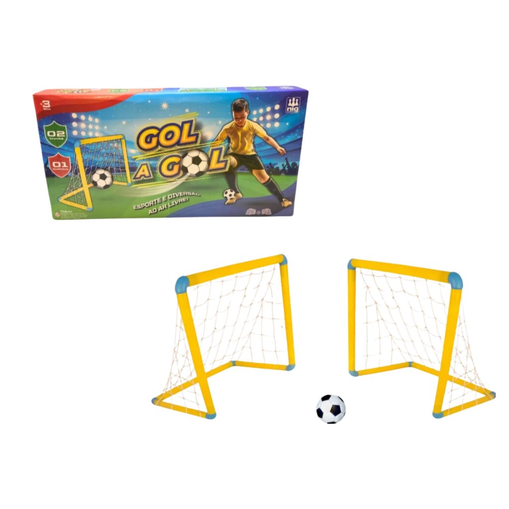 Brinquedo Infantil Jogo de Futebol Infantil Gol a Gol Nig - 0329 em Oferta na Shopee