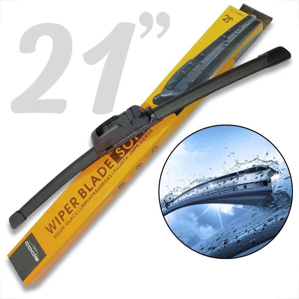 PALHETA AUTOMOTIVA SOFT GANCHO LIMPADOR DE PARA BRISA 21 POLEGADAS 53CM UNIVERSAL CHUVA PROTEÇÃO UNI