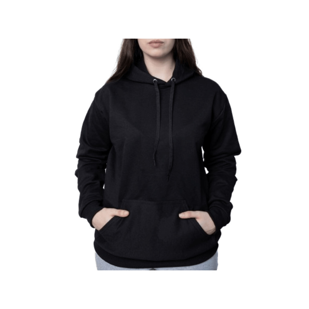Moletom Canguru  Liso Sem Estampa Feminino e Masculino Blusa de Frio Com Capuz e Bolso Blusa de Frio Tecido Grosso