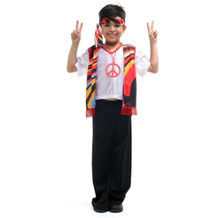 Fantasia De Carnaval Hippie Infantil Abrakadabra Fantasias