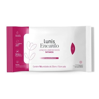 Lenco Lunis Encanto Intimo c/16un em Oferta na Shopee