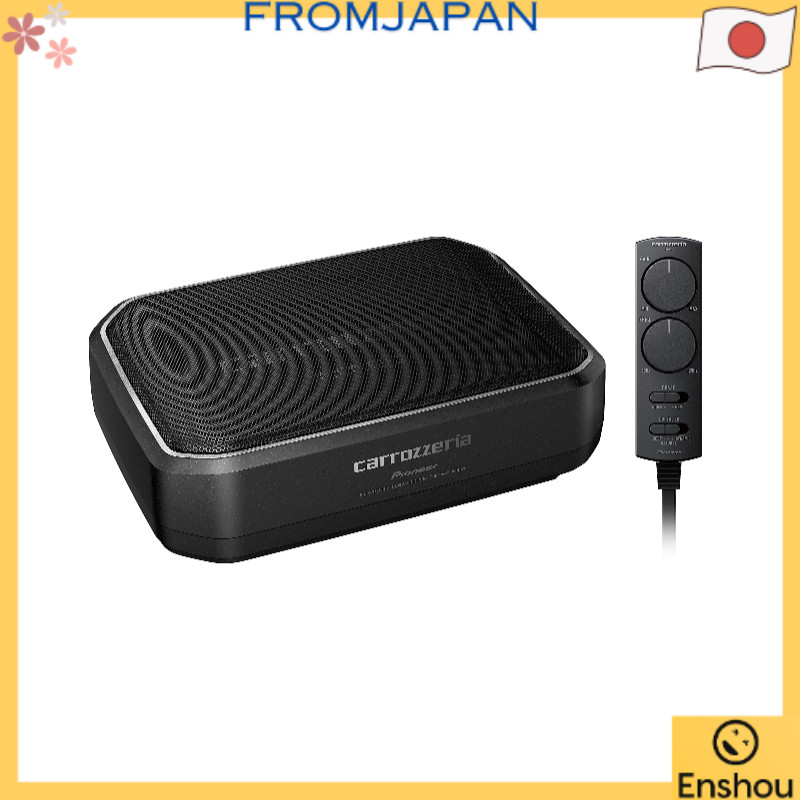 [Direto do Japão]Pioneer Speaker TS-WX140DA Subwoofer 20cm×13cm Powered Subwoofer Carrozzeria
