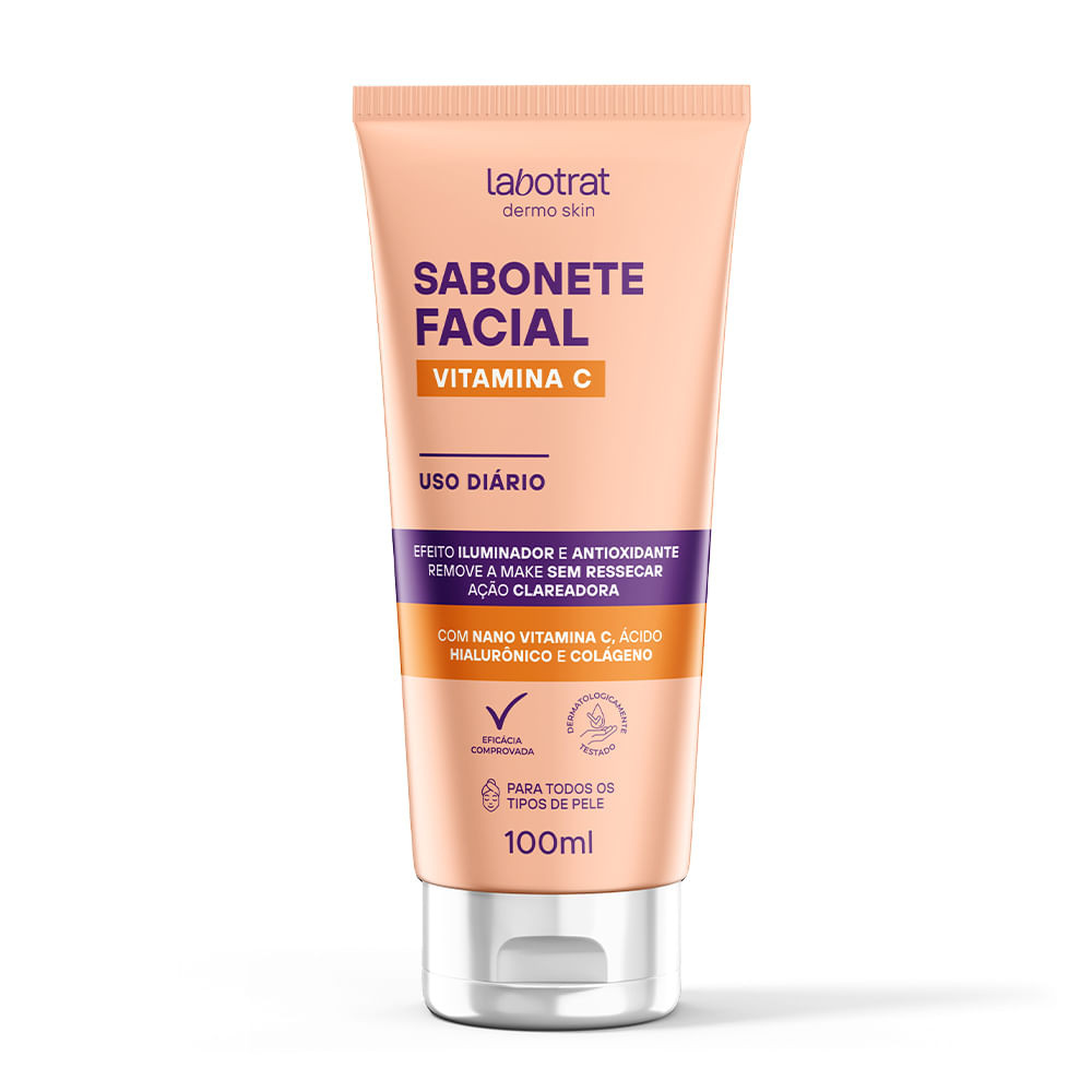 Sabonete Líquido Facial Labotrat Vitamina C 100ml - Beauty