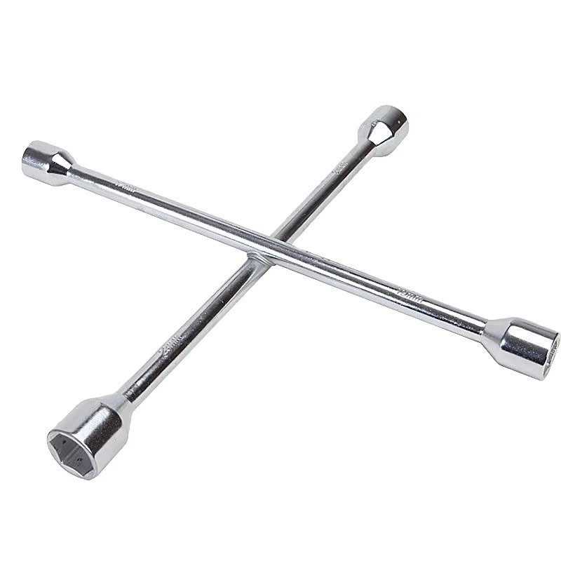 Chave De Roda Tipo Cruz 17-19mm 21-23mm Profissional 4 Bocas