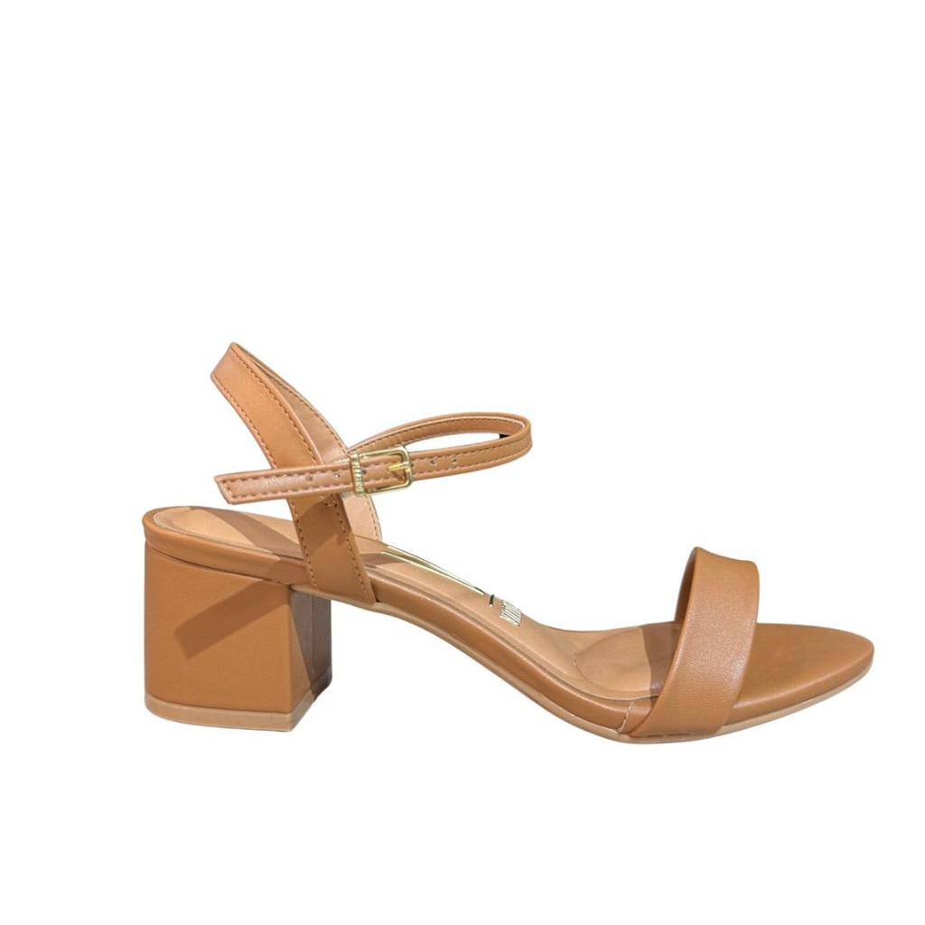 Sandália Vizzano 6291.900 Feminina Camel Salto 5cm