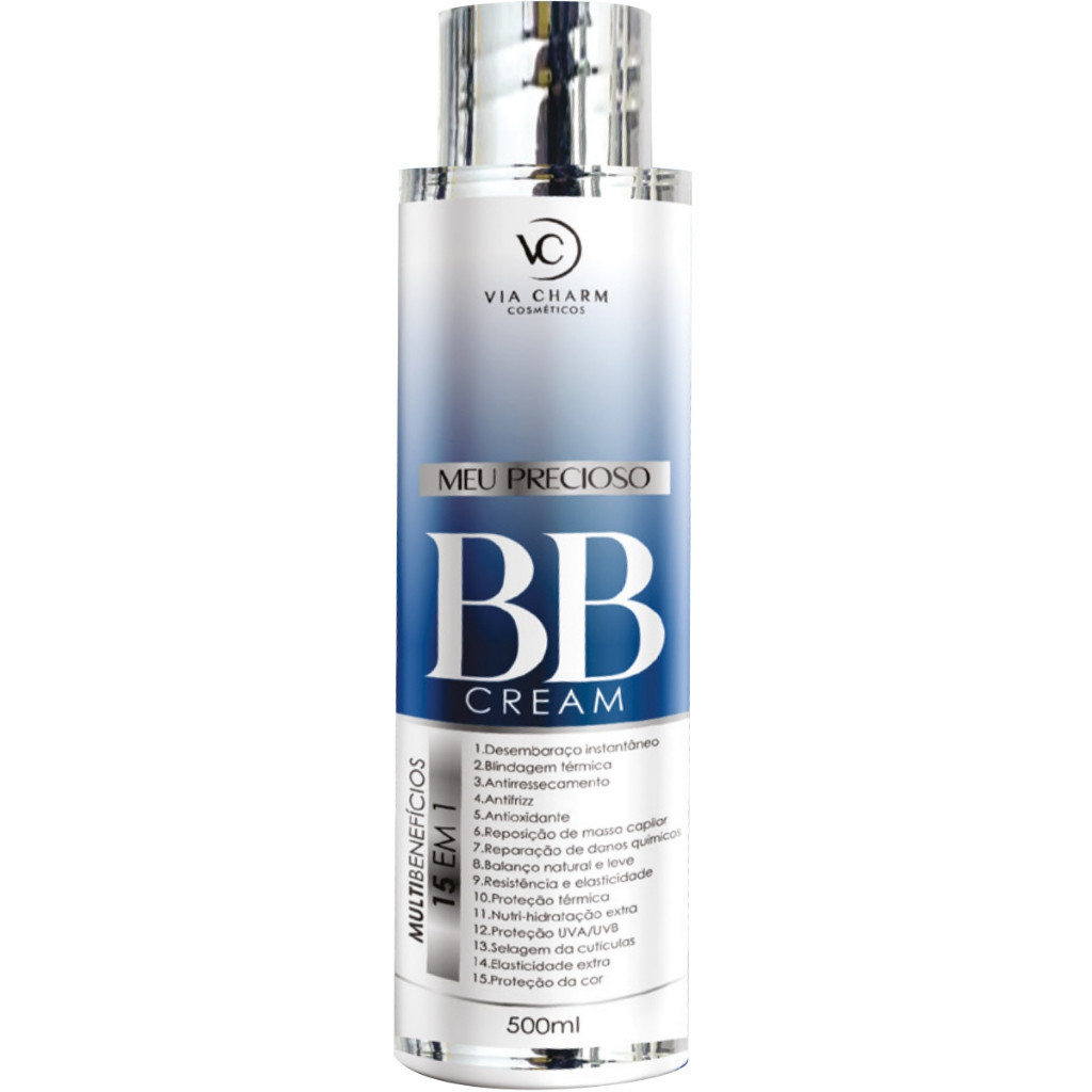 FINALIZADOR MEU PRECIOSO VC COSMÉTICOS BB CREAM 15 BENEFÍCIOS CAPILAR TRATAMENTO DOS FIOS
