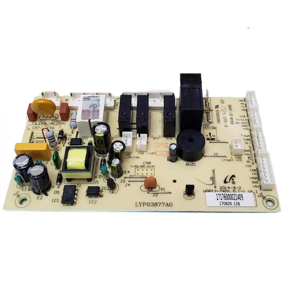 Placa Potência 220v  para Lava Louça Brastemp BLF14AE  BLF14AR BLF14AB Whirlpool W11102574