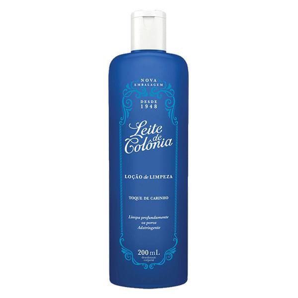 Leite de Colônia Toque de Carinho Limpeza Facial 200ml em Oferta na Shopee
