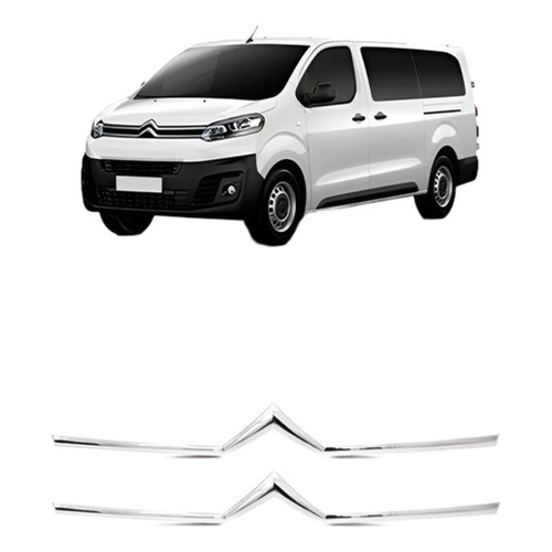 Friso Grade Radiador Jumpy 2018 A 2024 Cromado Duas Peças