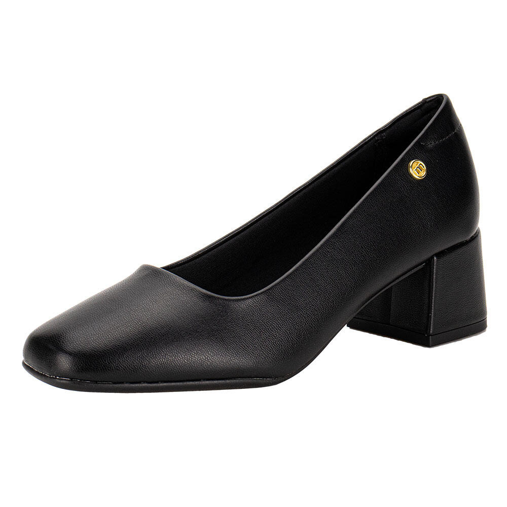 Sapato Feminino Salto Grosso Moleca 5822100