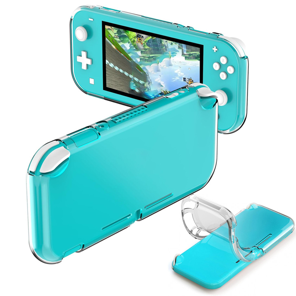Capa Protetora Transparente em TPU para Console Nintendo Switch Lite, Protetor de Cristal Transparente para Acessórios