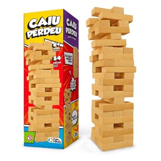 Jogo de Blocos Caiu Perdeu Pais & Filhos 54 Peças em Oferta na Shopee